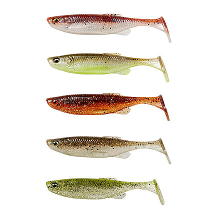 SHAD FAT MINNOW T-TAIL 10,5CM/11G CLEARWATER MIX 5BUC/PL