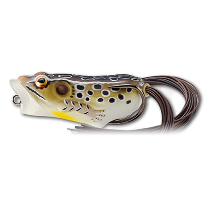 HOLLOW BODY FROG POPPER 6,5CM/14G TAN/BROWN