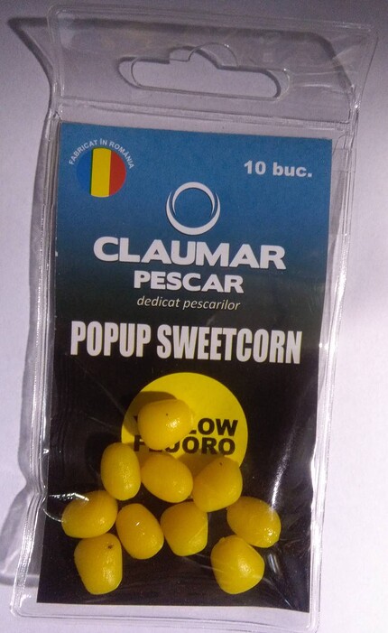 PORUMB ARTIFICIALA POP-UP YELLOW FL 10B/PL