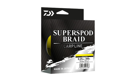SUPERSPOD 4XBRAID GALBEN 025MM/14,1KG/300M