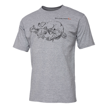 TRICOU CANNIBAL INK GREY MELANGE MAR.2XL