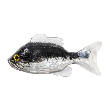 NALUCA SUNFISH UNRIGGED 11CM BLACK/SILVER 2BUC/PL