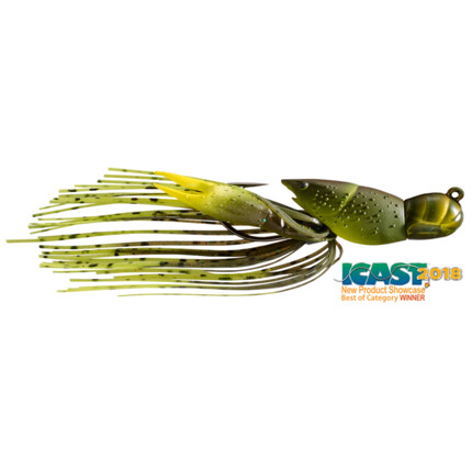 HOLLOW CRAWFISH JIG 4CM/11G 146 GREEN/CHART