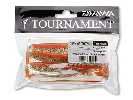 D.FIN 12CM/ORANGE SHINER/5BUC/PL