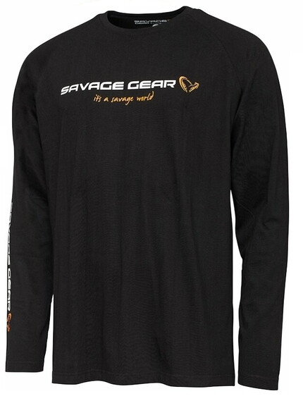 TRICOU SIGNATURE LOGO LONG SLEEVE BLACK CAVIAR MAR.L