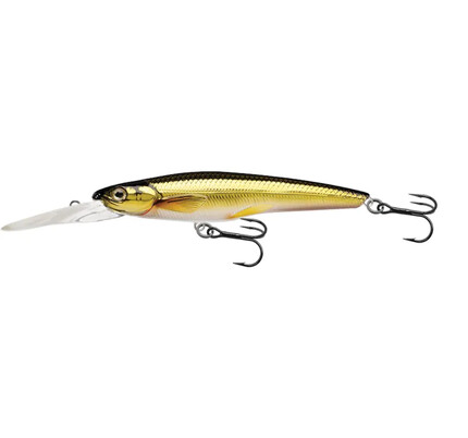 RAINBOW SMELT JERKBAIT 9,1CM/9G GOLD/BLACK