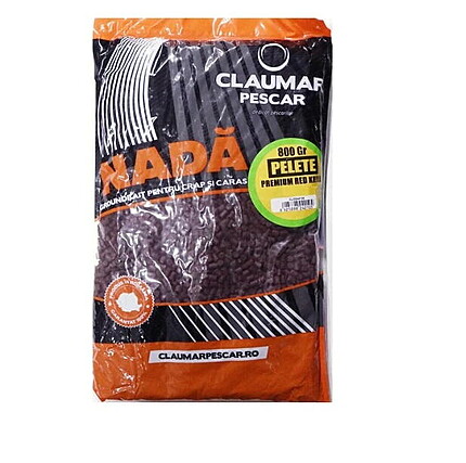 PELETE CLAUMAR CRAP RED KRILL 6MM 800GR