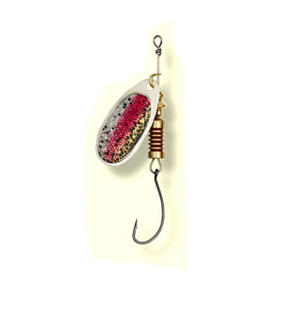 ROTATIVA EFFZETT SNGLEHOOK NR.1/3G RAINBOW TROUT
