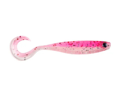 MEZASHI CURLY TAIL MINNOW 9CM PINK SARDINE 6BUC/PL