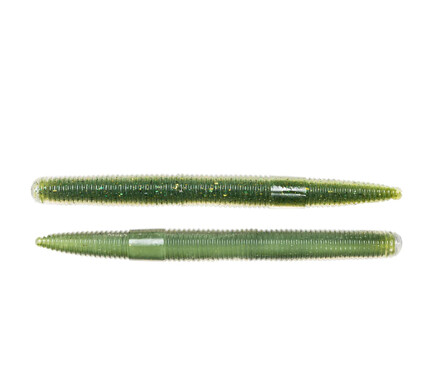STICK WORM 12,5CM/12,7G GREEN/CREAM 8BUC/PL