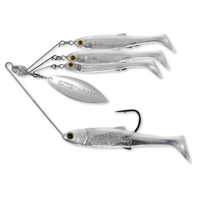 MINNOW RIG SPINNERBAIT MEDIUM/14G PEARL WHITE/SILVER