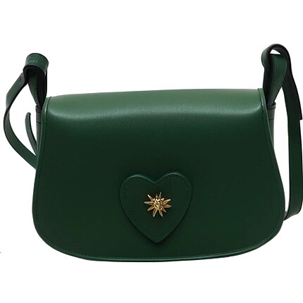 GEANTA PIELE MODEL 1 FLOARE DE COLT VERDE