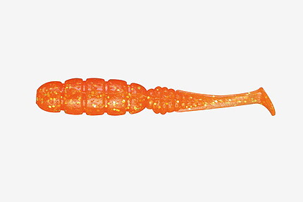 VIERME GOODMEAL SHAD 2INCH ORANGE GOLD FLAKE 7BUC/PL