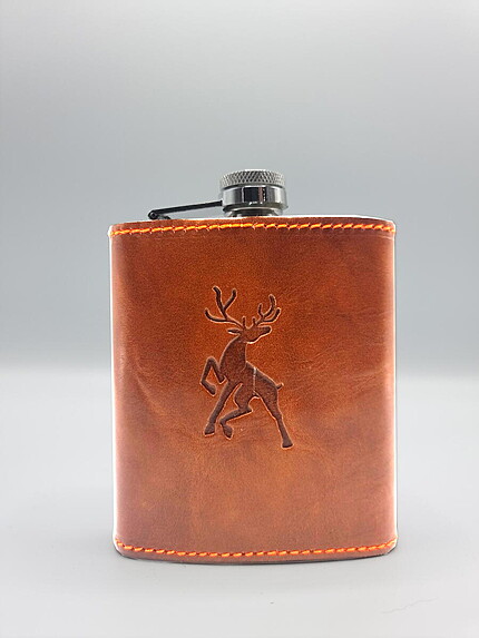 STICLA DE BUZUNAR IN PIELE MARO ROSCAT ORNAMENT