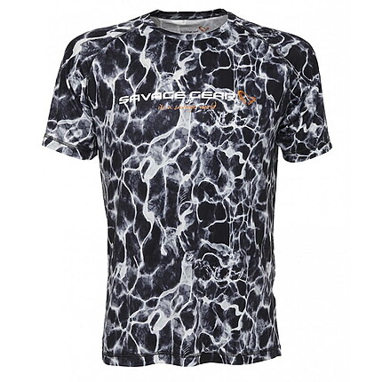 TRICOU NIGHT UV BLACK WATERPRINT MAR.XL