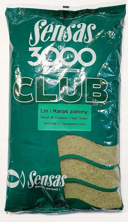 NADA SENSAS 3000 CLUB TENCH CRUCIAN GREEN 1KG