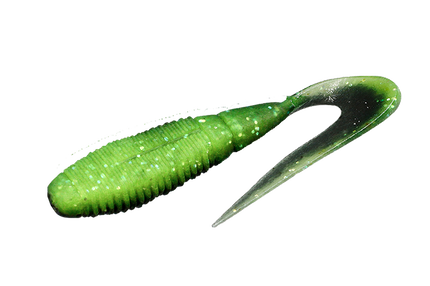 SHAD RHYTHM GRUB 2,4INCH CHARTREUSE BACK BLACK 4BUC/PL