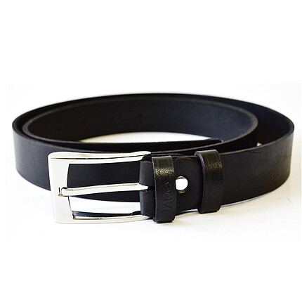 CUREA PIELE 30MM NEGRU
