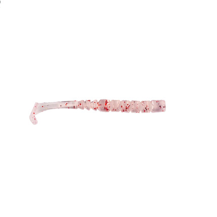 NALUCA AJI PADDLE TAIL 5CM UV CLEAR RED GLITTER 12BUC/PL