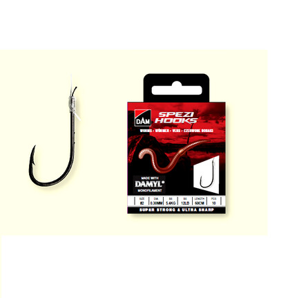 CARLIG LEGAT SPEZI WORMS NR.4 0,25MM 60CM 10BUC/PL