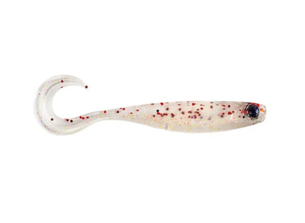 MEZASHI CURLY TAIL MINNOW 9CM CLEAR MAGIC 6BUC/PL