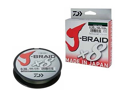 J-BRAID X8 VERDE 006MM/4KG/150M