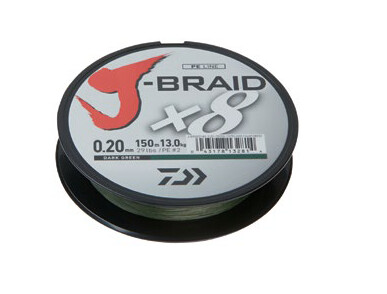 FIR J-BRAID X8 VERDE 022MM/17KG/300M