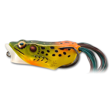 HOLLOW BODY FROG POPPER 5,5CM/11G EMERALD/RED