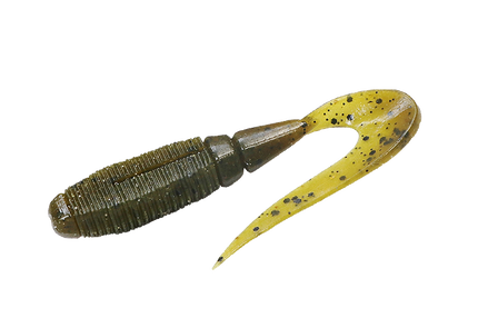SHAD RHYTHM GRUB 2,4INCH GREEN PUMPKIN PEPPER 4BUC/PL