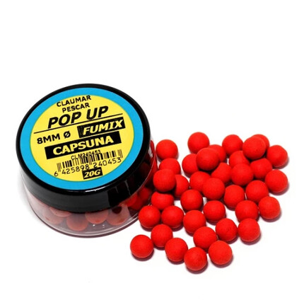 POP-UP CLAUMAR FUMIX CAPSUNA ROSU 8MM/20G
