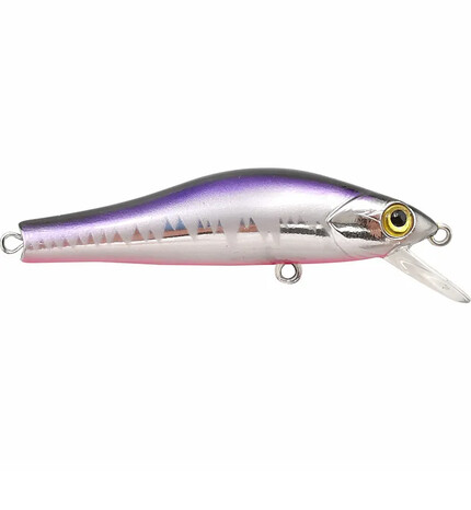 VOBLER SCURRY MINNOW 55S 5,5CM/5G CHROME PURPLE BLACK