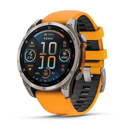 CEAS FENIX 8 AMOLED SAPPHIRE SPARK ORANGE/GRAPHITE TI/BARE 47MM EMEA