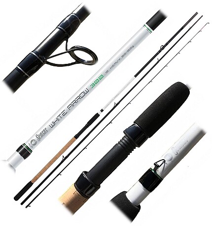 3+3BUC WHITE ARROW FEEDER 3,60/40-120G