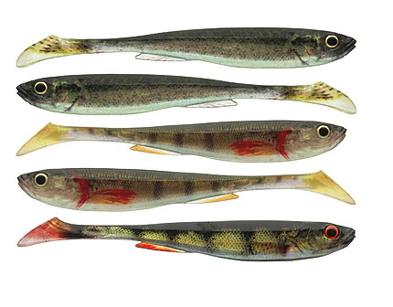 SHAD PROREX REAL SLIM LIVE 7,5CM/COLOR SET/5BUC/PL
