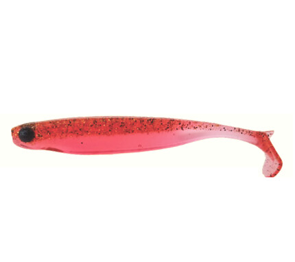 SHAD MEZASHI Z MINNOW 7,6CM TRANSPARENT RED
