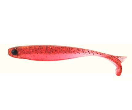 SHAD MEZASHI TAIL MINNOW 8,8CM TRANSPARENT RED