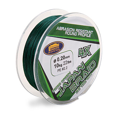 JAPAN BRAID X4 0,08MM/3,7KG 150M VERDE