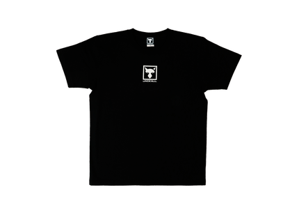 TRICOU SQUARE LOGO BLACK MAR.M