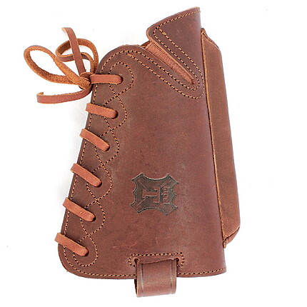 PROTECTIE PAT ARMA PIELE CU INALTATOR 1,5CM MARO ROSCAT