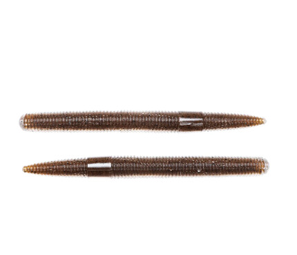 STICK WORM 12,5CM/12,7G BROWN/BLACK 8BUC/PL