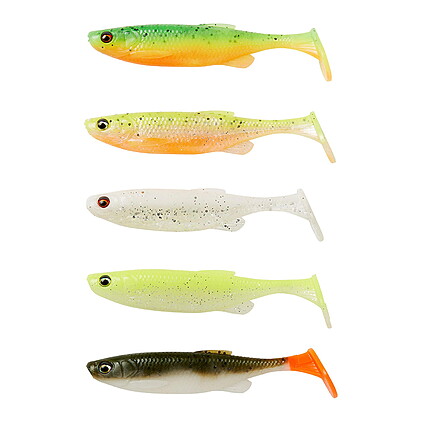 SHAD FAT MINNOW T-TAIL 10,5CM/11G DARKWATER MIX 5BUC/PL