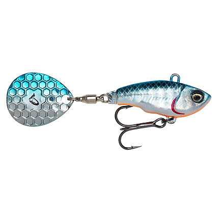 VOBLER FAT TAIL NL 5,5CM/6,5G SINKING BLUE SILVER