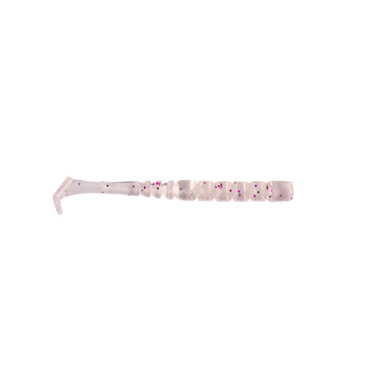 NALUCA AJI PADDLE TAIL 5CM CLEAR PURPLE GLITTER 12BUC/PL