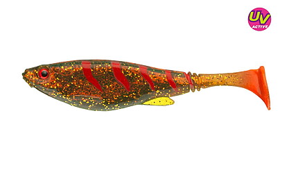 SHAD PROREX BELLY 11CM/MOTOR OIL TIGER/4BUC/PL