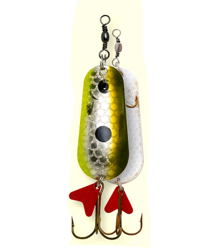 OSCILANTA EFFZETT STANDARD 5,5CM/22G OLIVE/SILVER UV