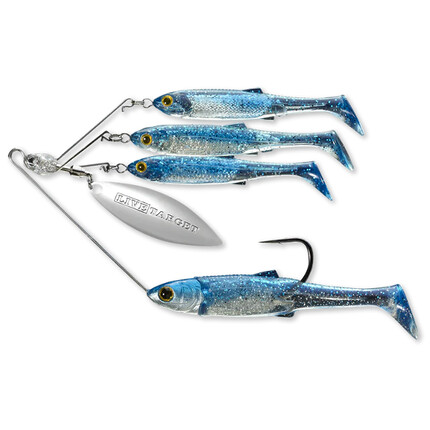 MINNOW RIG SPINNERBAIT LARGE/14G BLUE/SILVER