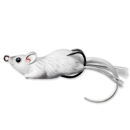 HOLLOW BODY MOUSE WALKING BAIT 6CM/11G WHITE/WHITE