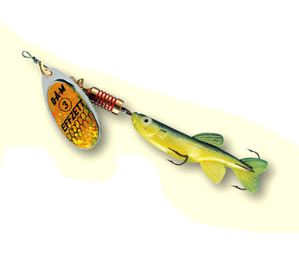 ROTATIVA EFFZETT MINNOW NR.3/7G +SHAD YELLOW/BLACK