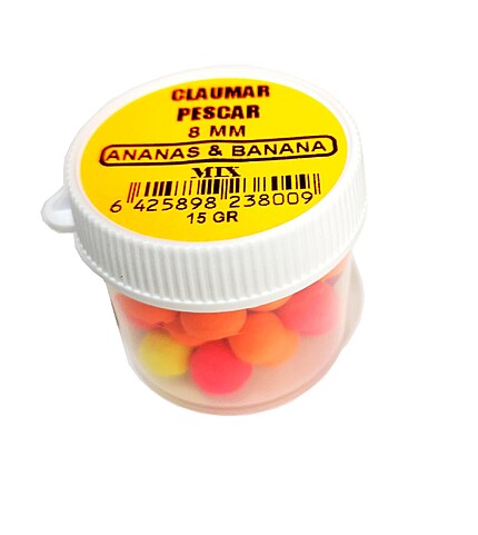 POP-UP CLAUMAR MIX ANANAS/BANANA 8MM/15G