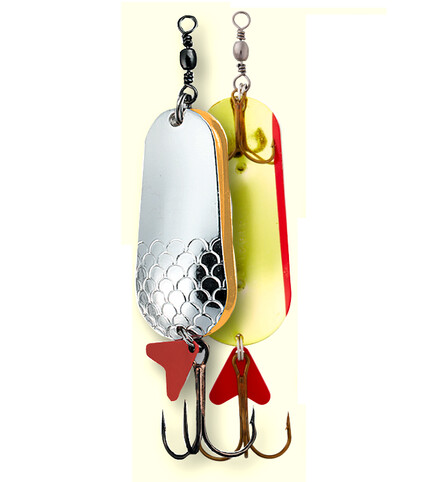 OSCILANTA EFFZETT TWIN 4,5CM/16G SILVER/GOLD